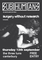 Click to enlarge Surgery Without Research - The Three Tuns, Canterbury, Kent 12.9.13